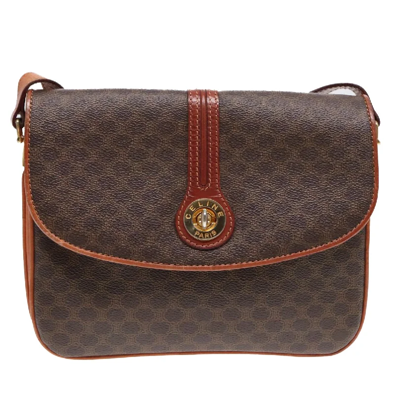 Women's Shoulder Bag with Floral Embroidery in Purple for Spring WalksCéline Triomphe Vintage Canvas Shoulder Bag (Pre-Owned) Women's Shoulder Bag with Floral Embroidery in Purple for Spring WalksCéline Triomphe Vintage Canvas Shoulder Bag (Pre-Owned)