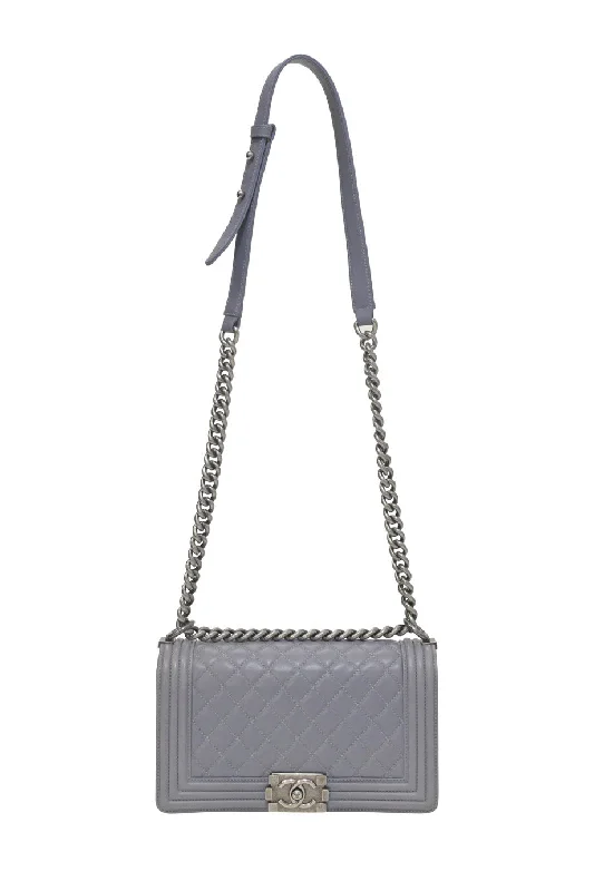 Women's Shoulder Bag with Floral Embroidery in Purple for Spring Walks[WB6327] Chanel | Shoulder Bag