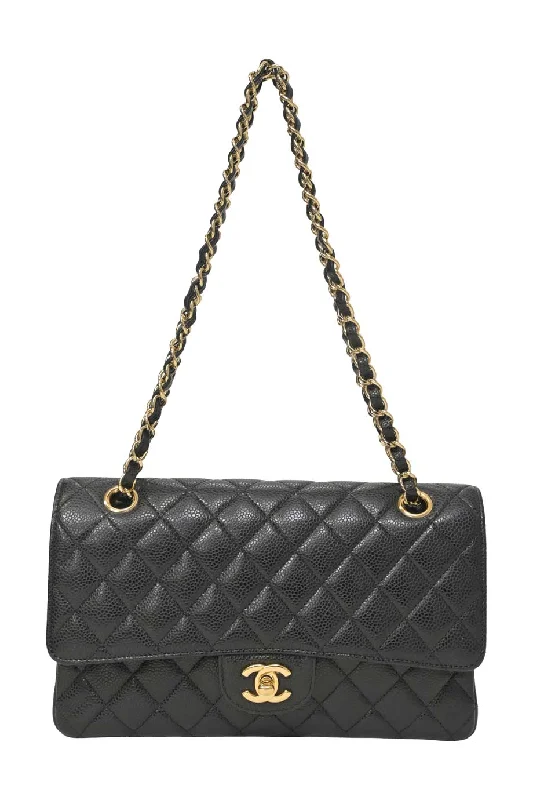 Crossbody Shoulder Bag in Black Leather with Gold Hardware for Night Outs[WB6603] Chanel | Shoulder Bag