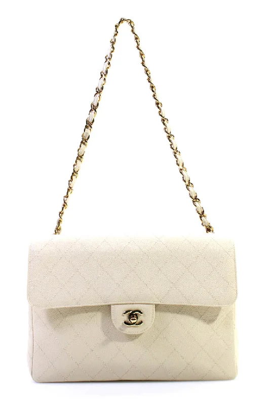 Women's Shoulder Bag with Adjustable Strap in Pink for ComfortChanel Womens CC Turnlock Caviar Leather Vintage Single Flap Bag Handbag White Women's Shoulder Bag with Adjustable Strap in Pink for ComfortChanel Womens CC Turnlock Caviar Leather Vintage Single Flap Bag Handbag White