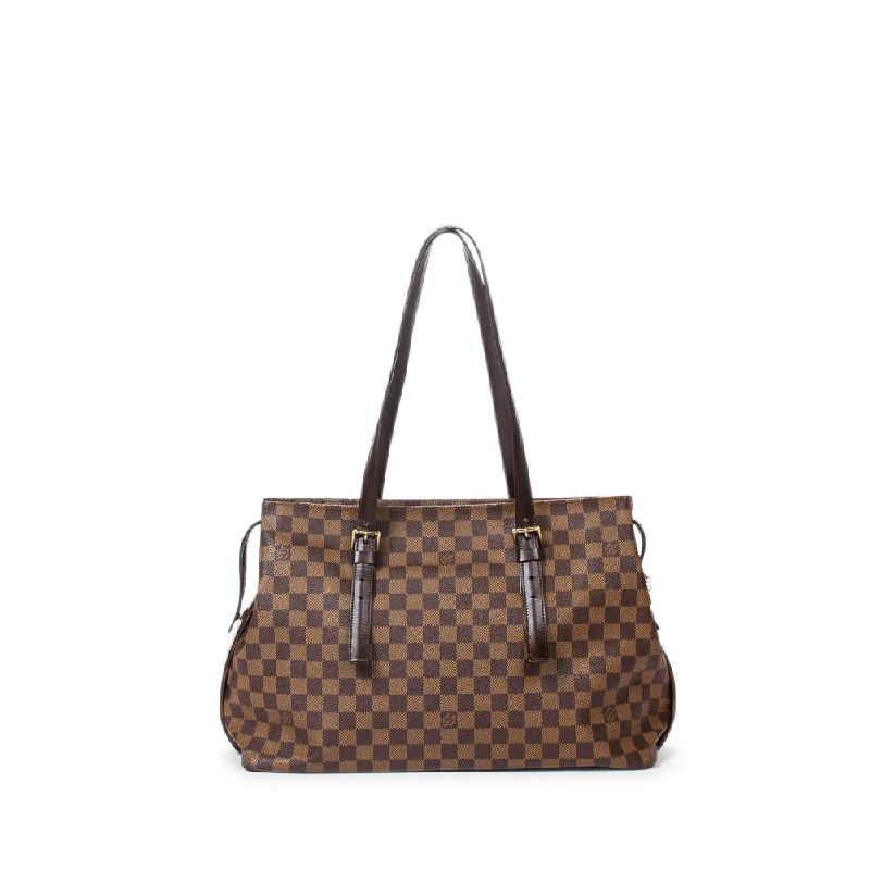 Canvas and Leather Combo Shoulder Bag in Tan for a Rustic LookChelsea