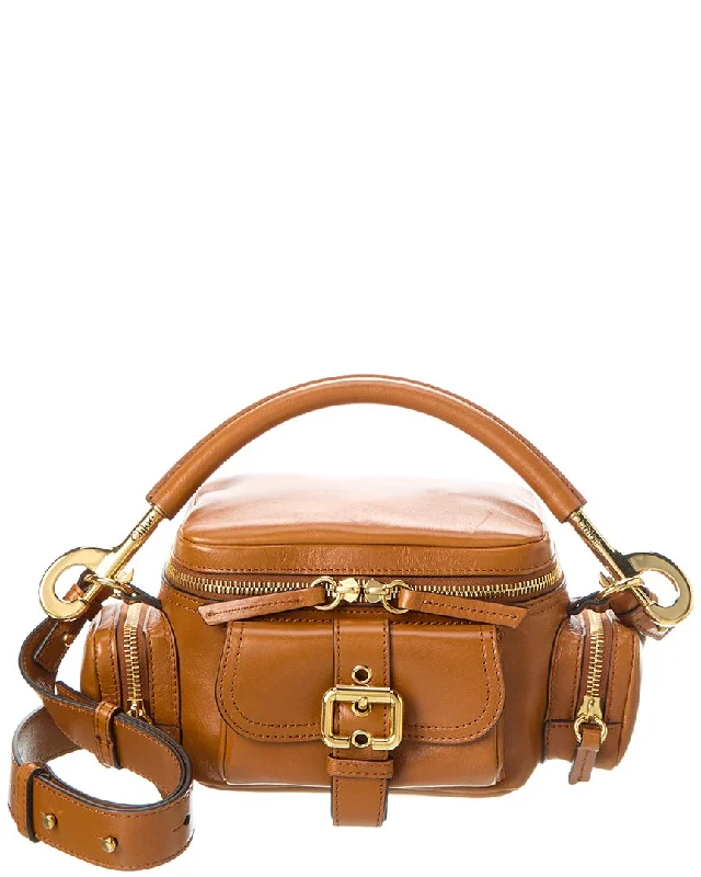 Women's Shoulder Bag with Adjustable Strap in Pink for ComfortChloé Marcie Small Leather Shoulder Bag