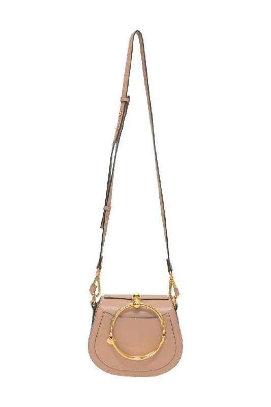 Women's Shoulder Bag with Floral Embroidery in Purple for Spring Walks[WB6566] Chloé | Cross-Body Bag