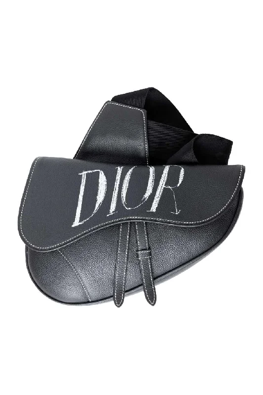Women's Canvas Shoulder Bag in Navy with Striped Pattern for Beach Trips[WB6347] Christian Dior | Shoulder Bag