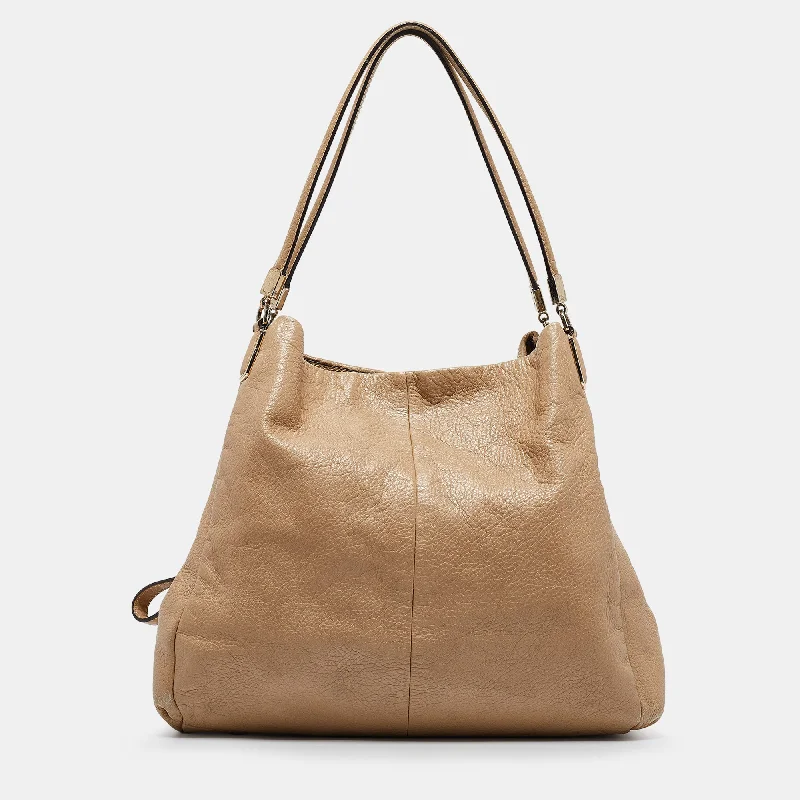 Shoulder Bag with Geometric Pattern in Multicolor for a Contemporary StyleCoach Beige Leather Phoebe Madison Shoulder Bag Shoulder Bag with Geometric Pattern in Multicolor for a Contemporary StyleCoach Beige Leather Phoebe Madison Shoulder Bag