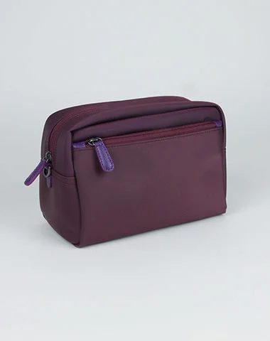 Women's Shoulder Bag with Faux Fur Strap in White for Winter StyleCute Purple NYLON Womens Toiletry Shoulder Bag Travel Toiletry Organizer Clutch for Women