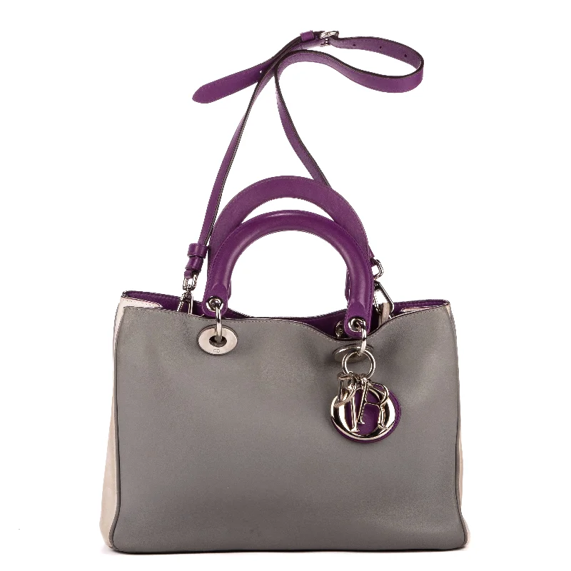 Women's Large Leather Shoulder Bag in Brown with Multiple Compartments for WorkDiorissimo Large Women's Large Leather Shoulder Bag in Brown with Multiple Compartments for WorkDiorissimo Large