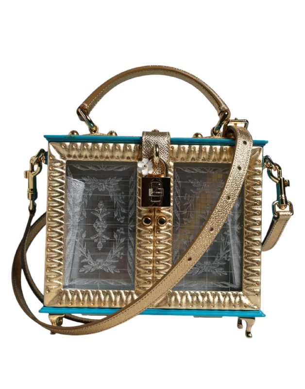 Women's Waterproof Nylon Shoulder Bag in Green for HikingDolce & Gabbana multi Wood Leather Clutch Shoulder Women's Bag (Pre-Owned)