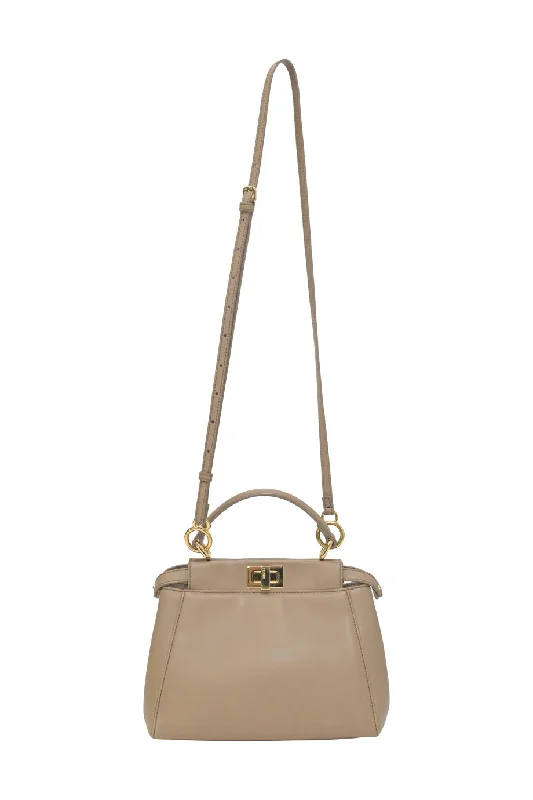 Women's Shoulder Bag with Zippered Pockets in Orange for Safety[WB6402] Fendi | Satchel