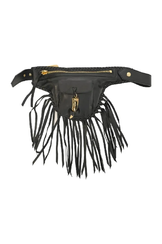 Pvc Shoulder Bag in Clear with Glitter for a Fun and Modern Look[WB6505] Giuseppe Zanotti | Fanny Pack