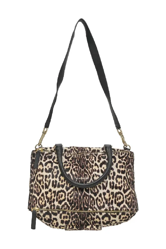 Women's Large Leather Shoulder Bag in Brown with Multiple Compartments for Work[WB6506] Givenchy | Satchel