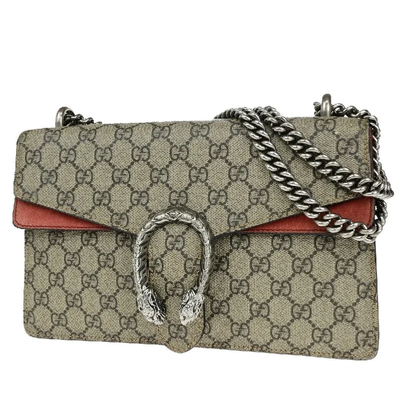 Canvas and Leather Combo Shoulder Bag in Tan for a Rustic LookGucci Dionysus Canvas Shoulder Bag (Pre-Owned) Canvas and Leather Combo Shoulder Bag in Tan for a Rustic LookGucci Dionysus Canvas Shoulder Bag (Pre-Owned)