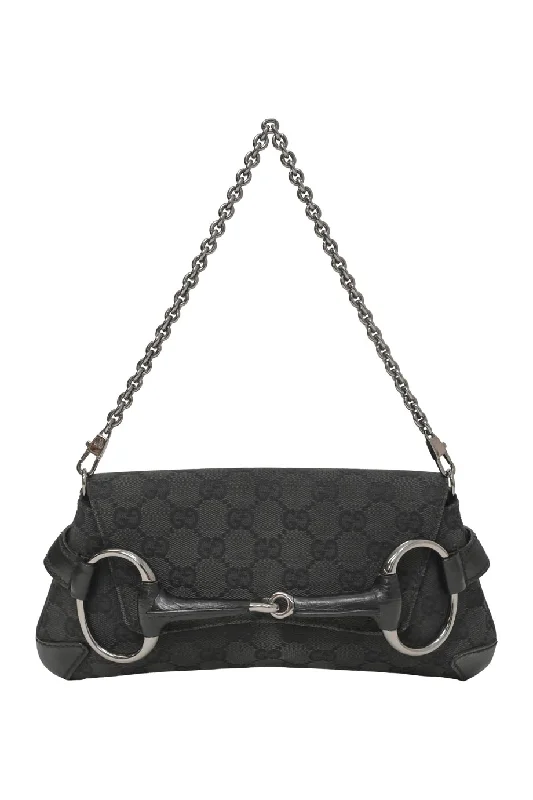 Vegan Leather Shoulder Bag in Gray for Ethical Fashion Lovers[WB6693] Gucci | Shoulder Bag
