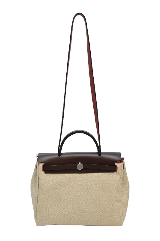 Women's Shoulder Bag with Zippered Pockets in Orange for Safety[WB5719] Hermès | Satchel