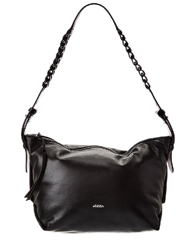 Pvc Shoulder Bag in Clear with Glitter for a Fun and Modern LookIsabel Marant Leyden Leather Shoulder Bag Pvc Shoulder Bag in Clear with Glitter for a Fun and Modern LookIsabel Marant Leyden Leather Shoulder Bag