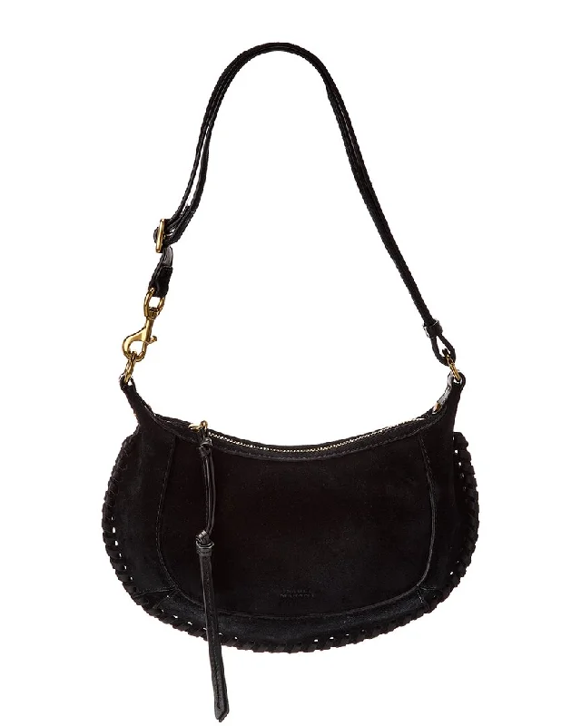 Vegan Leather Shoulder Bag in Gray for Ethical Fashion LoversIsabel Marant Oskan Moon Suede Shoulder Bag Vegan Leather Shoulder Bag in Gray for Ethical Fashion LoversIsabel Marant Oskan Moon Suede Shoulder Bag