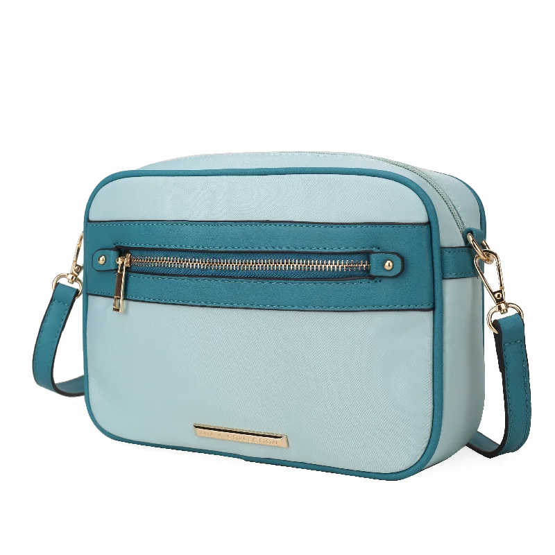 Women's Waterproof Nylon Shoulder Bag in Green for HikingJimena Vegan Leather Women’s Shoulder Bag