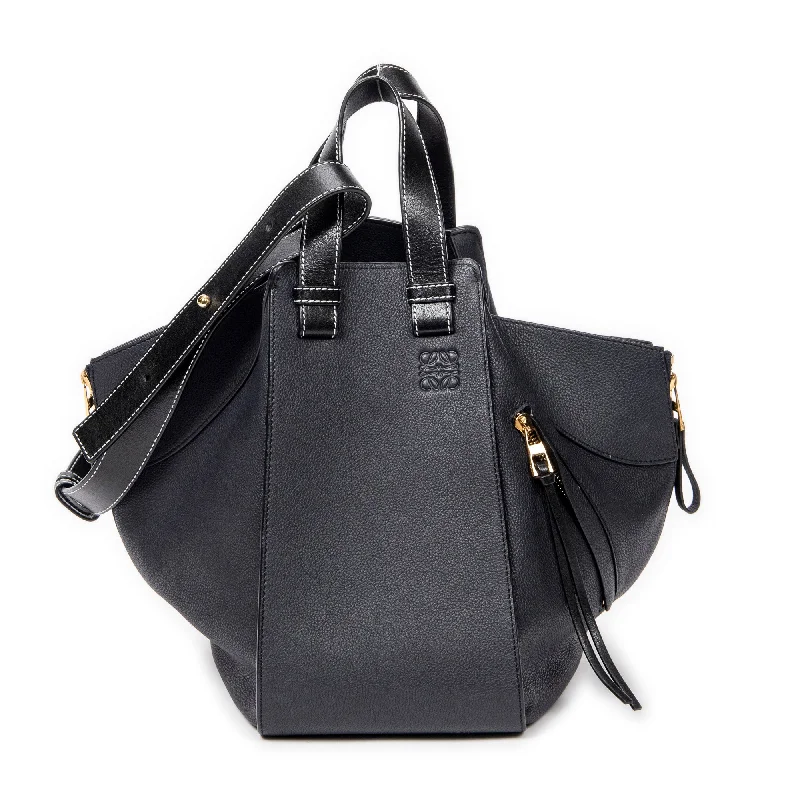 Embroidered Denim Shoulder Bag in Blue for a Vintage VibeLarge Bicolor Hammock