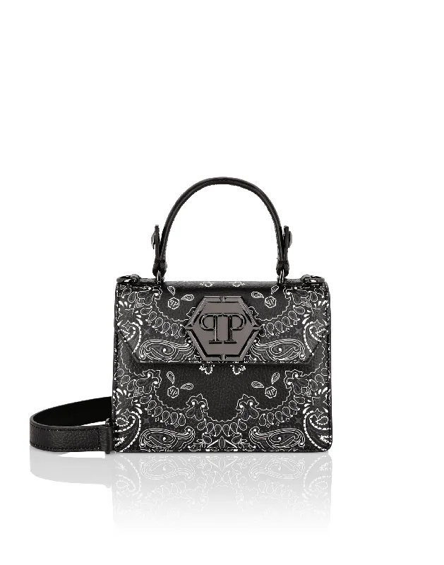 Quilted Shoulder Bag in Cream for a Classic and Elegant LookLeather Superheroin Small Handle Bag Paisley Quilted Shoulder Bag in Cream for a Classic and Elegant LookLeather Superheroin Small Handle Bag Paisley