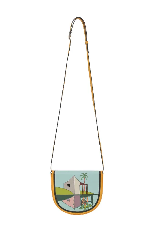 Embroidered Denim Shoulder Bag in Blue for a Vintage Vibe[WB6794] Loewe | Cross-Body Bag