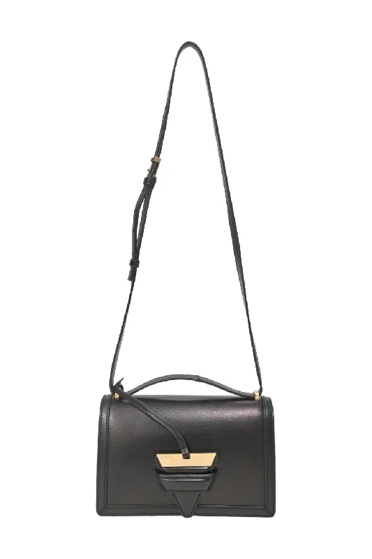 Crossbody Shoulder Bag in Black Leather with Gold Hardware for Night Outs[WB7027] Loewe | Cross-Body Bag