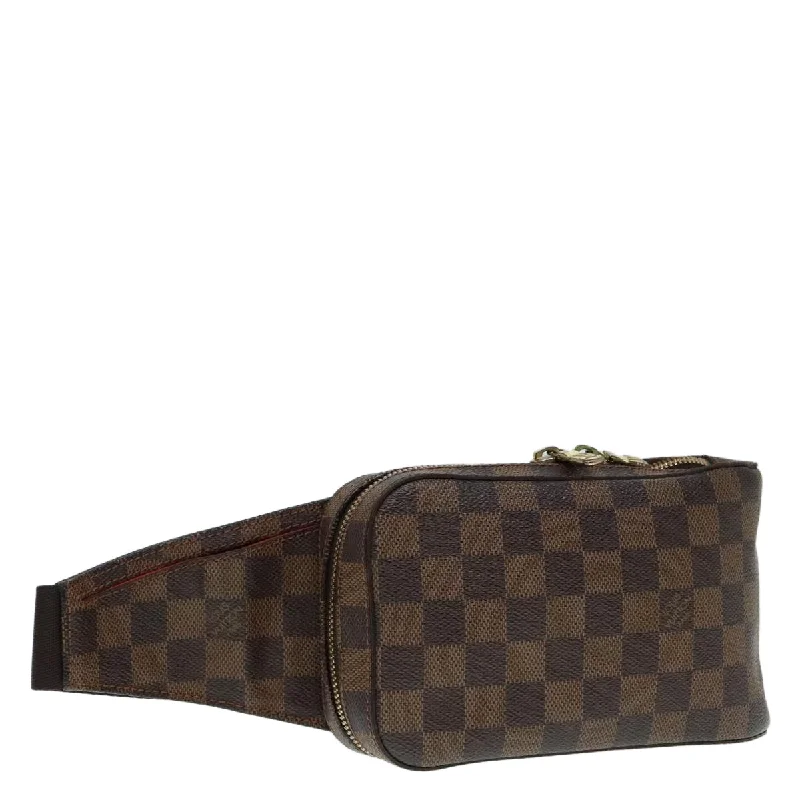Leather Shoulder Bag with Magnetic Closure in Black for Quick AccessLouis Vuitton Geronimos Canvas Shoulder Bag (Pre-Owned) Leather Shoulder Bag with Magnetic Closure in Black for Quick AccessLouis Vuitton Geronimos Canvas Shoulder Bag (Pre-Owned)