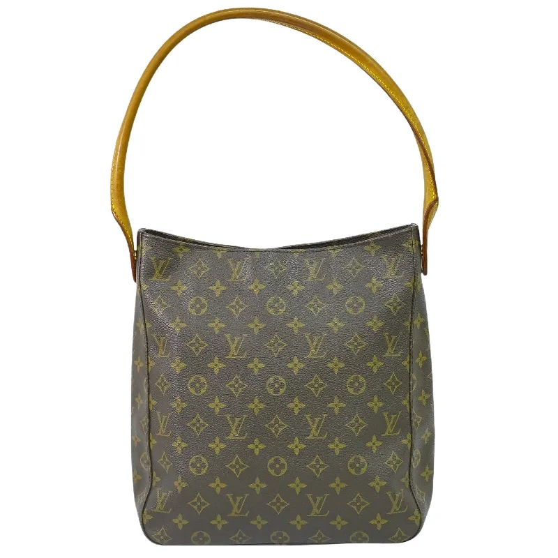 Pvc Shoulder Bag in Clear with Glitter for a Fun and Modern LookLouis Vuitton Looping Gm Canvas Shoulder Bag (Pre-Owned) Pvc Shoulder Bag in Clear with Glitter for a Fun and Modern LookLouis Vuitton Looping Gm Canvas Shoulder Bag (Pre-Owned)