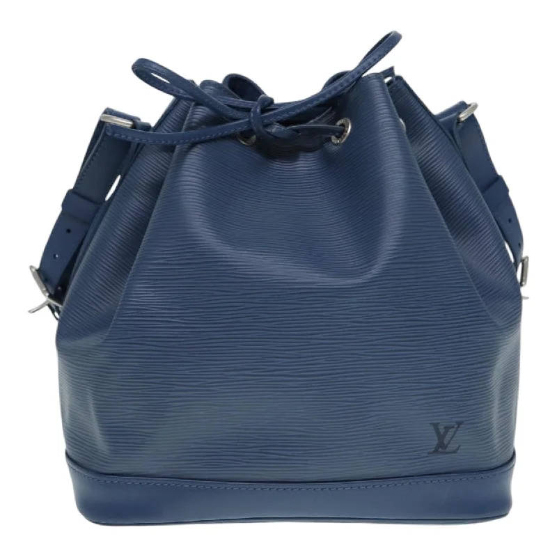 Vegan Leather Shoulder Bag in Gray for Ethical Fashion LoversLouis Vuitton Noe  Leather Shoulder Bag (Pre-Owned)