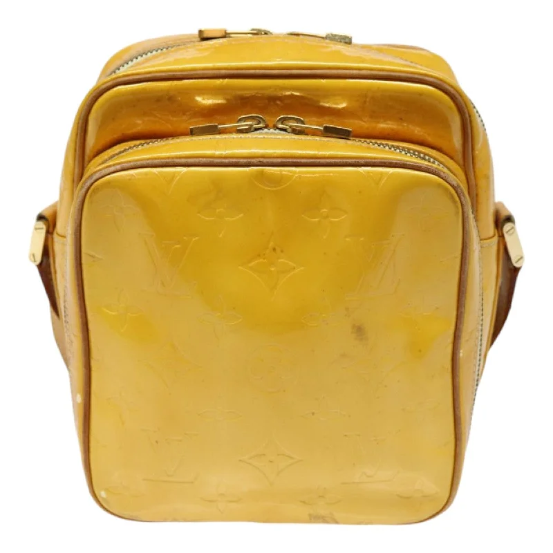 Pvc Shoulder Bag in Clear with Glitter for a Fun and Modern LookLouis Vuitton Wooster  Patent Leather Shoulder Bag (Pre-Owned)
