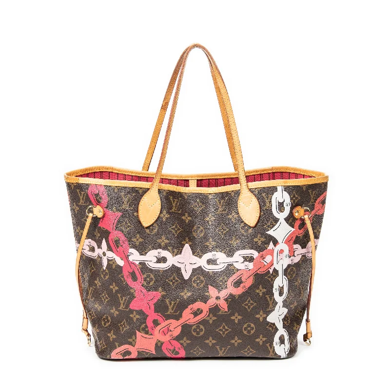 Metallic Shoulder Bag in Gold for Special OccasionsLtd.Ed. MonogramBayNeverfull MM