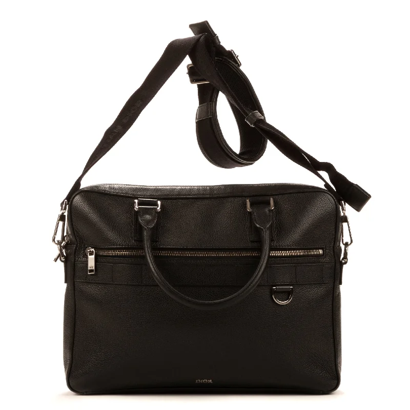 Canvas and Leather Combo Shoulder Bag in Tan for a Rustic LookMaletin