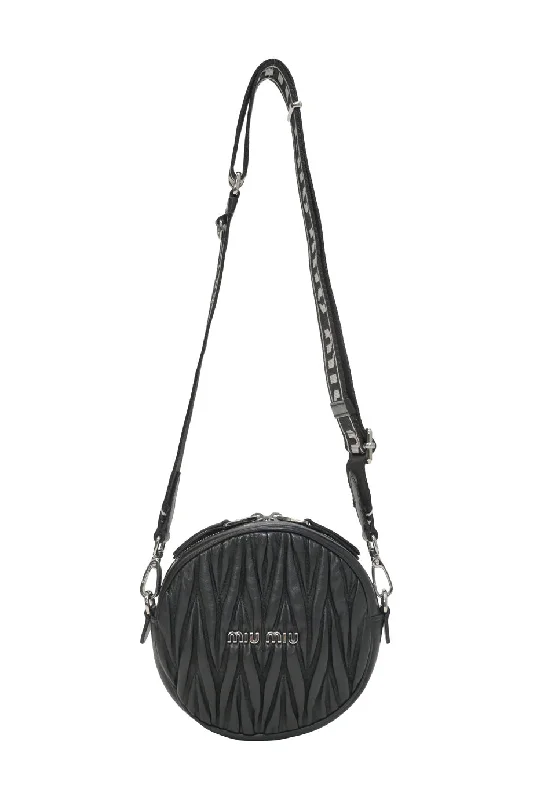 Metallic Shoulder Bag in Gold for Special Occasions[WB6509] Miu Miu | Cross-Body Bag