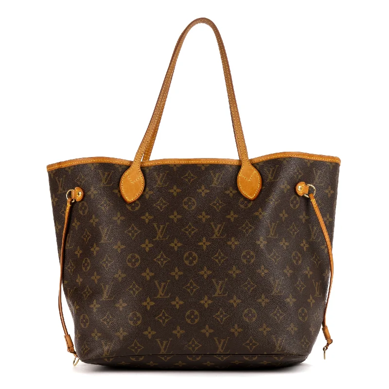 Women's Large Leather Shoulder Bag in Brown with Multiple Compartments for WorkNeverfull MM Women's Large Leather Shoulder Bag in Brown with Multiple Compartments for WorkNeverfull MM
