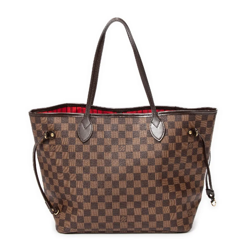 Women's Large Leather Shoulder Bag in Brown with Multiple Compartments for WorkNeverfull MM Women's Large Leather Shoulder Bag in Brown with Multiple Compartments for WorkNeverfull MM