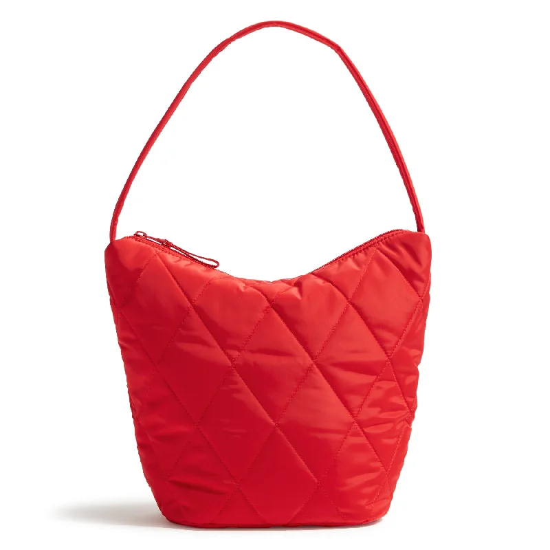Shoulder Bag with Geometric Pattern in Multicolor for a Contemporary StyleOutlet Ultralight Slouchy Bucket Shoulder Bag
