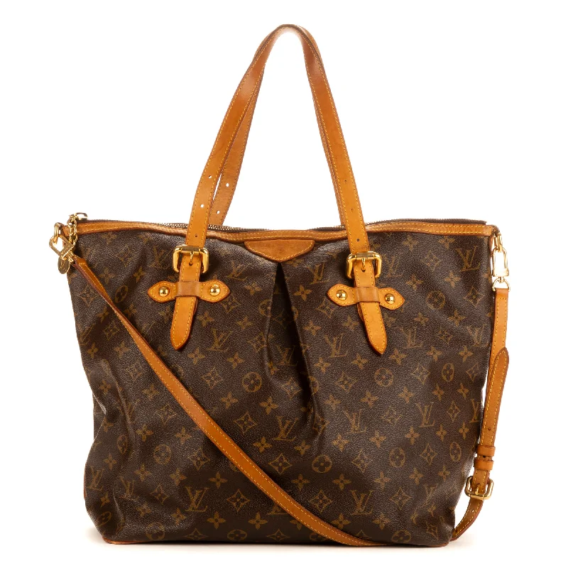 Shoulder Bag with Chain Strap in Silver for a Trendy AppearancePallermo GM