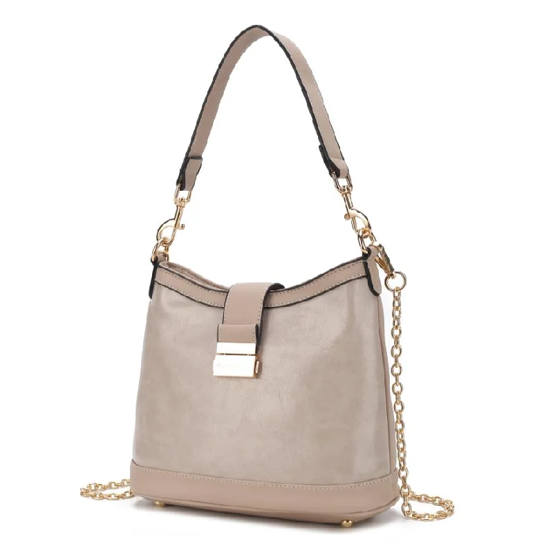 Women's Large Leather Shoulder Bag in Brown with Multiple Compartments for WorkPilar Vegan Leather Women’s Shoulder Handbag Women's Large Leather Shoulder Bag in Brown with Multiple Compartments for WorkPilar Vegan Leather Women’s Shoulder Handbag