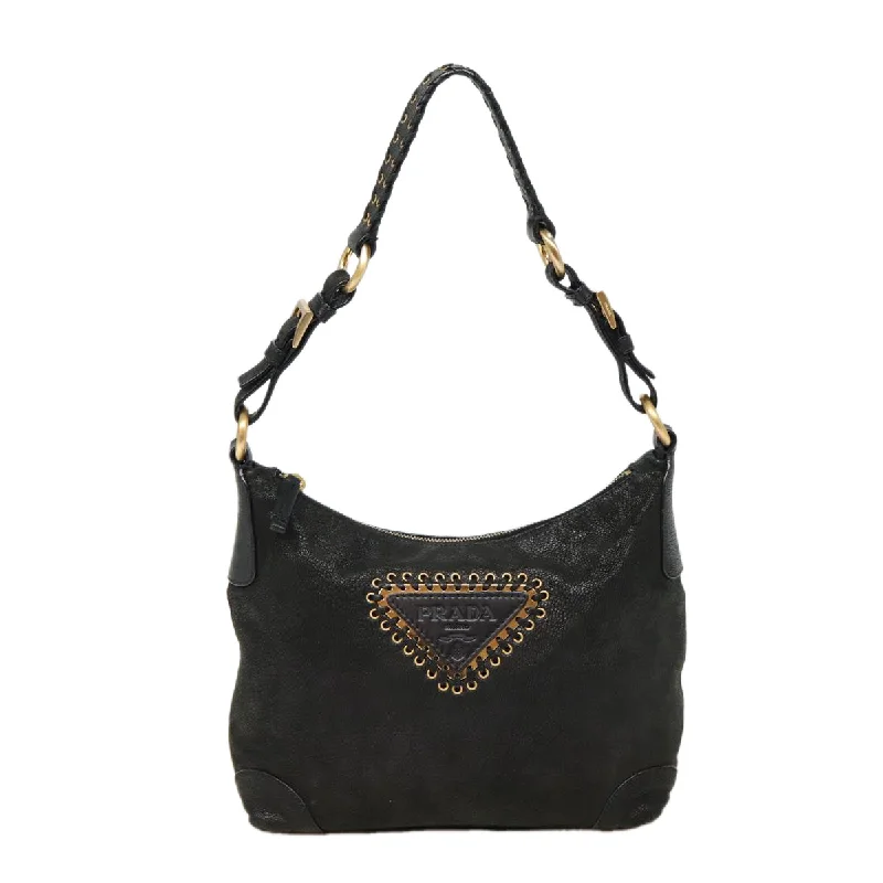 Shoulder Bag with Geometric Pattern in Multicolor for a Contemporary StylePrada  Leather Shoulder Bag (Pre-Owned)