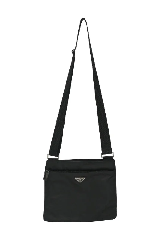 Women's Large Leather Shoulder Bag in Brown with Multiple Compartments for Work[WB5394] Prada | Cross-Body Bag