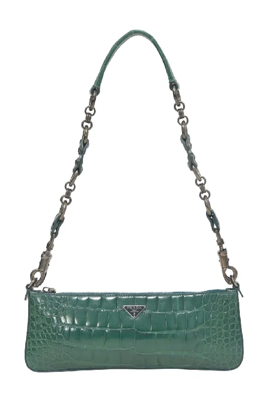 Metallic Shoulder Bag in Gold for Special Occasions[WB6365] Prada | Shoulder Bag