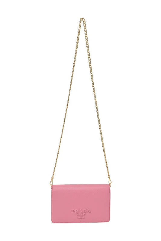 Women's Shoulder Bag with Faux Fur Strap in White for Winter Style[WB6649] Prada | Cross-Body Bag