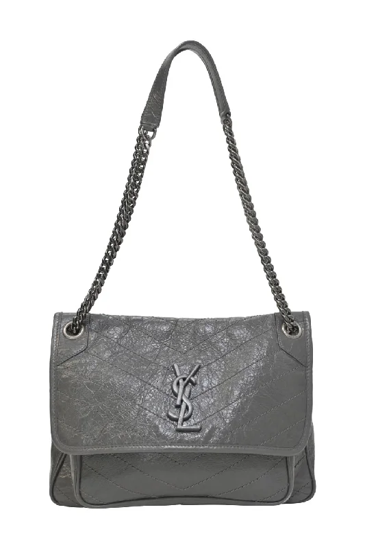 Pvc Shoulder Bag in Clear with Glitter for a Fun and Modern Look[WB6282] Saint Laurent | Satchel