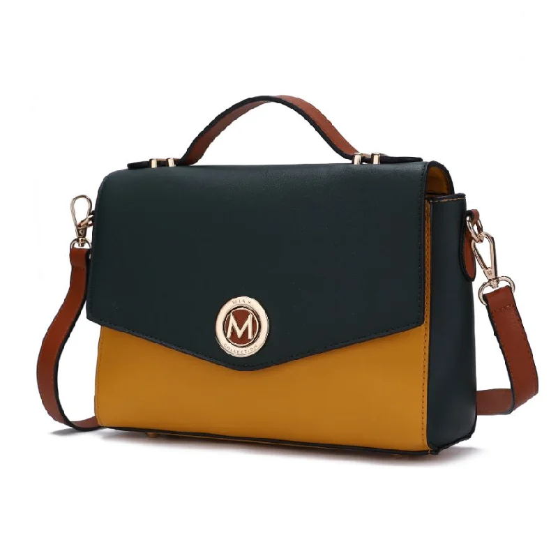 Canvas and Leather Combo Shoulder Bag in Tan for a Rustic LookZayla Color Block Vegan Leather Women’s Shoulder bag Canvas and Leather Combo Shoulder Bag in Tan for a Rustic LookZayla Color Block Vegan Leather Women’s Shoulder bag