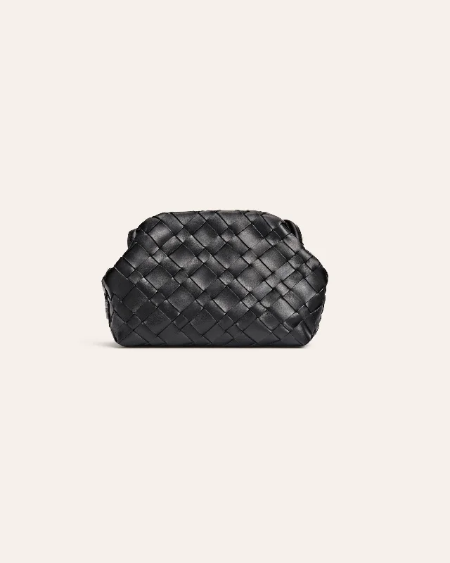 Geometric - Patterned PVC Evening Bag in Multicolor for Trendy Nights OutAIMEE Black Clutch