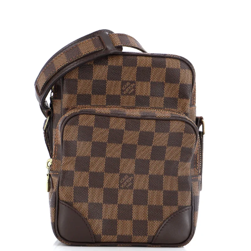 Plus - size Women's Crossbody Bag in Burgundy for Ample StorageAmazone Bag Damier