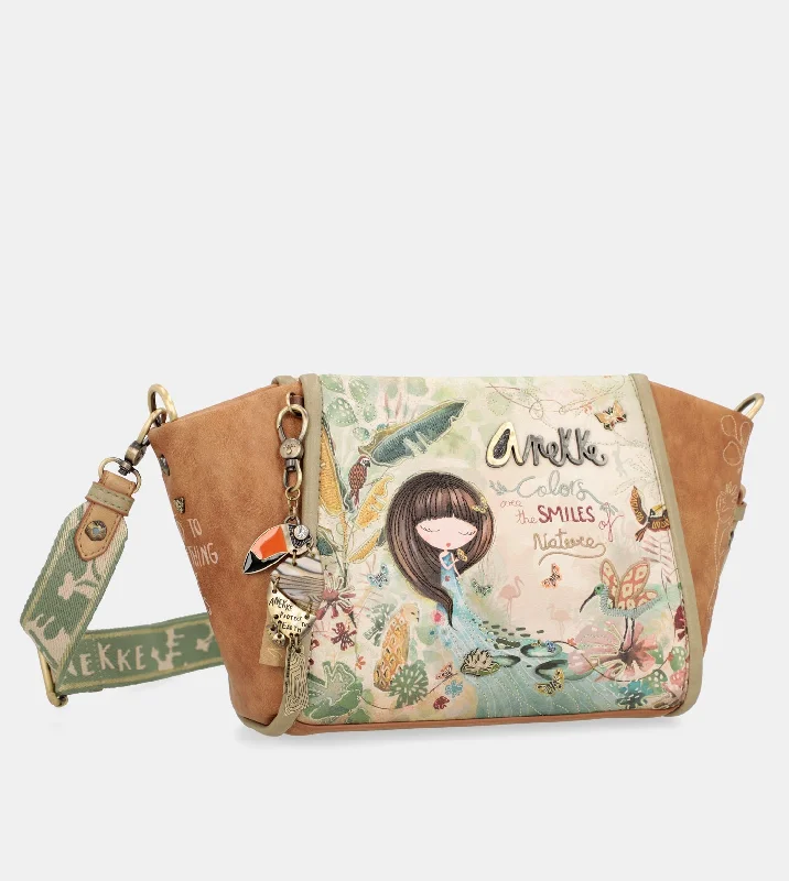 Women's Crossbody Bag with RFID - Blocking Pocket in Black for Safe TravelAmazonia printed crossbody bag Women's Crossbody Bag with RFID - Blocking Pocket in Black for Safe TravelAmazonia printed crossbody bag