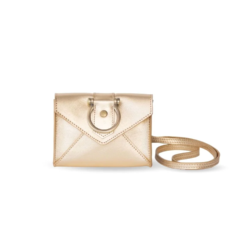 Gold Metallic Oil Leather