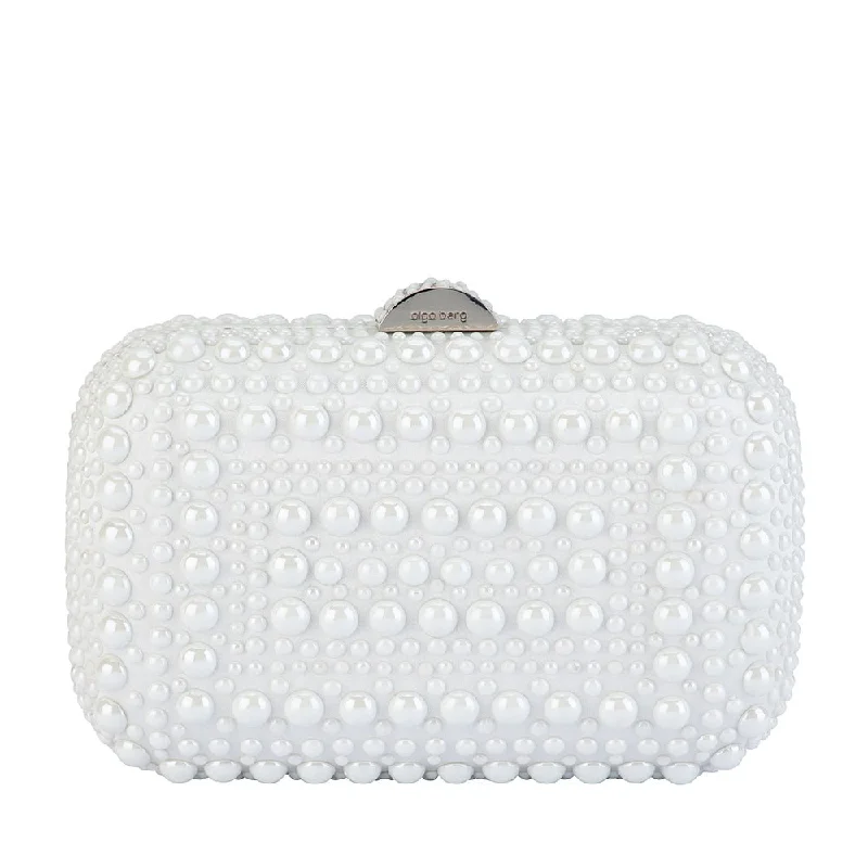 Mirrored Clutch in Silver for Futuristic - Themed GatheringsARI Hotfix Clutch