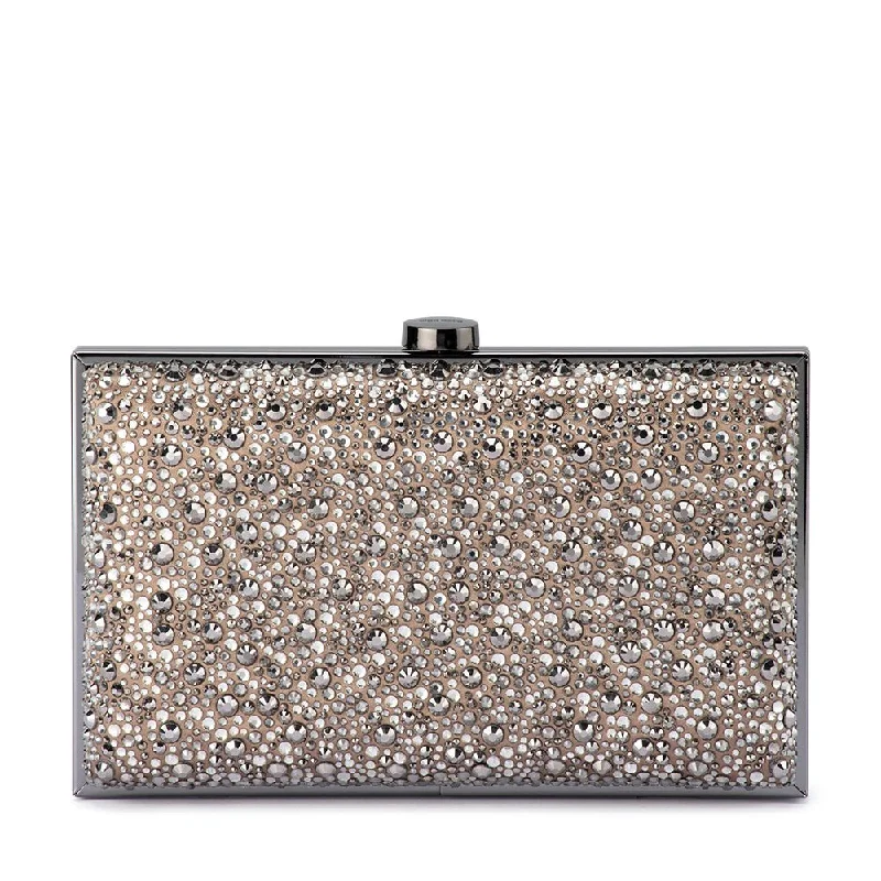 Snake - Skin Effect Clutch in Green for Exotic PartiesASHA Hotfix Clutch