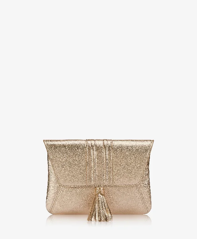Women's Faux Fur Clutch in White for Winter BallsAva Clutch
